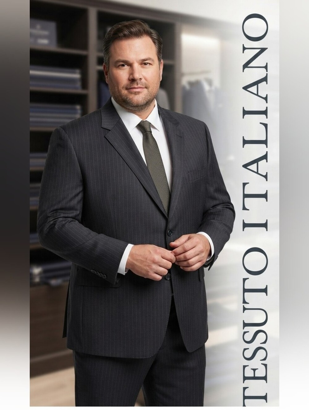 Tessuto Italiano Suit Jacket  Size 40R